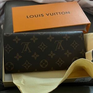 Louis Vuitton Brown Monogram Clutch